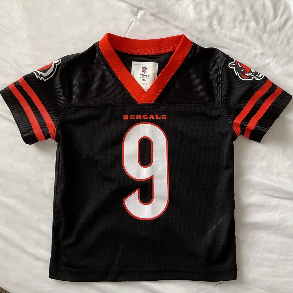 Joe Burrow #9 Cincinnati Bengals Toddler Jersey 2T NFL Team Apparel